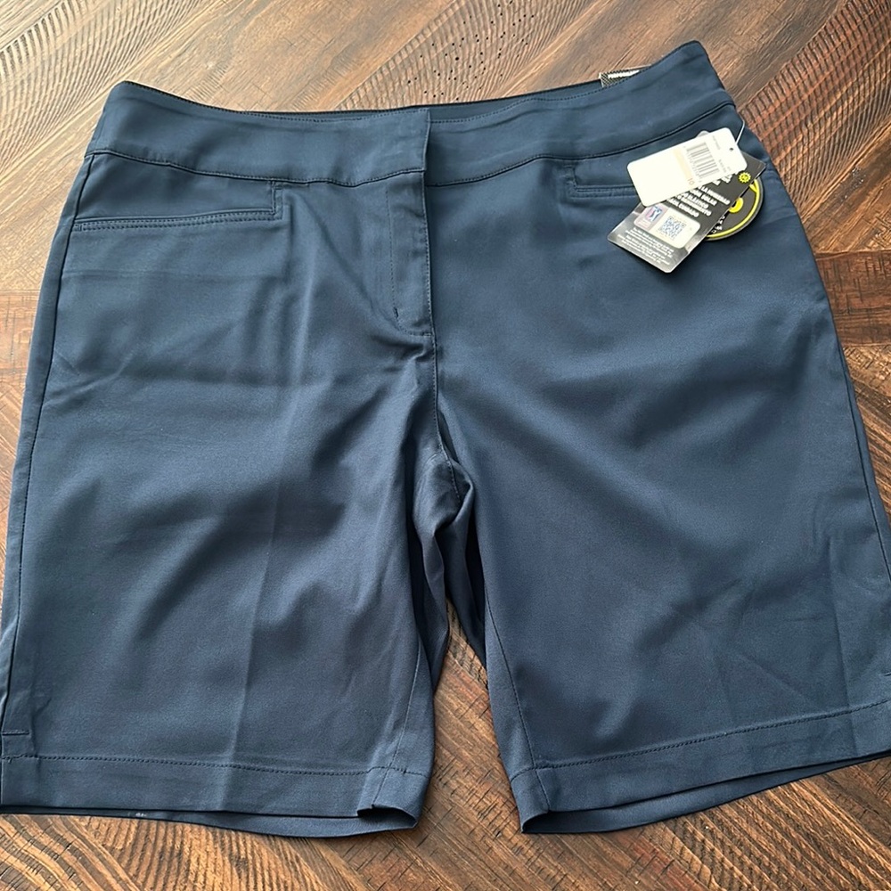 Women's Navy Golf Shorts